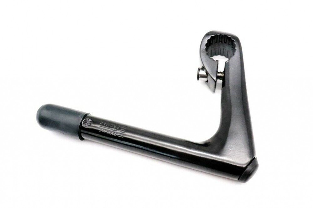 Retro Vorbau 25,4mm 22,2 mm für Rennrad Singlespeed in 180mm/105 mm Schwarz  neu - carbonenmy -onlineshop