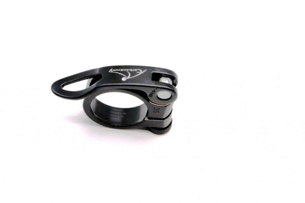 Alomejor Carbon Sattelklemme 31.8mm - Leichte Sattelklemme Aus Carbon Für Mountainbike & Rennrad