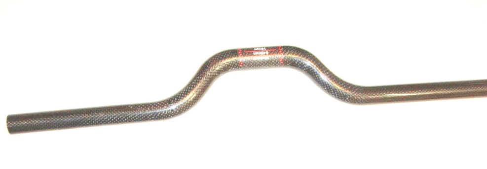 Bild 1 von Voll Carbon Fixie / Singlespeed Riser Lenker 25,4* 500-620mm nur 105g