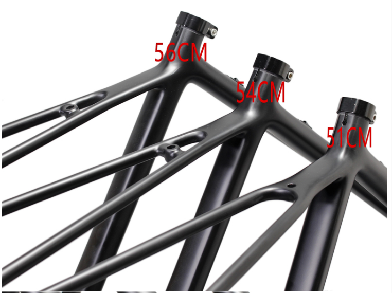 Bild 1 von Voll Carbon Rahmen Rennrad Radsport Fahrradrahme 51/54 cm Matt  / (Maß) 54 cm