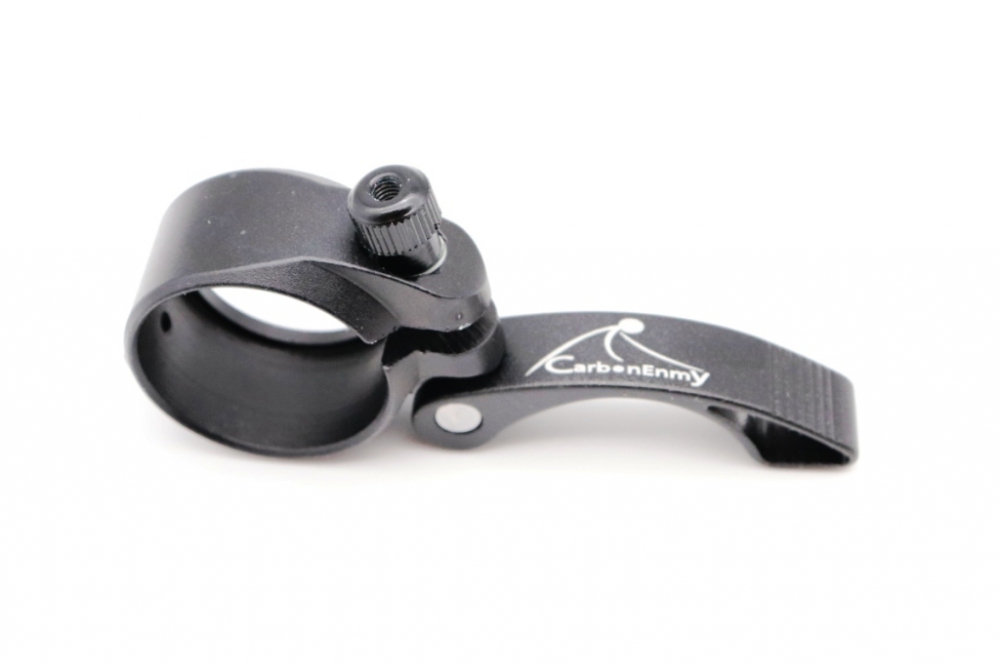 Bild 1 von Verstärkt Alu Fahrrad Sattelklemme mit Schnellspanner saddle clamp 40 mm Schwarz