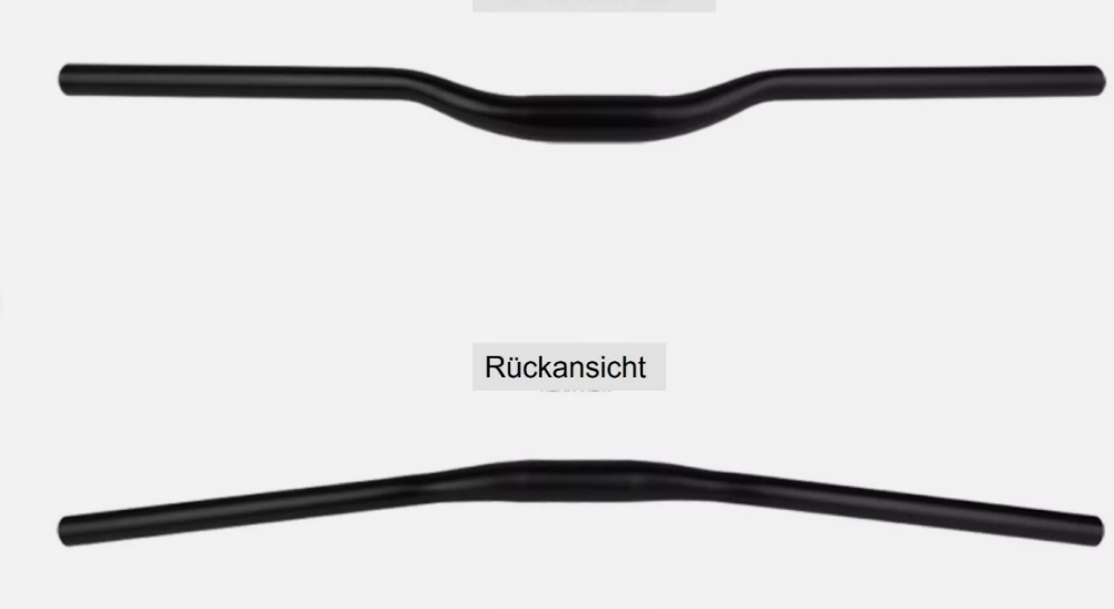 Bild 1 von Alu Riser Bar Ergo Lenker Ø 31,8 mm 580-780 mm schwarz matt
