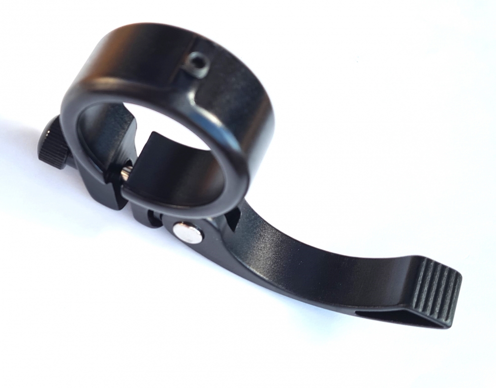 Bild 1 von Verstärkt Alu Fahrrad Sattelklemme mit Schnellspanner saddle clamp 40 mm Schwarz