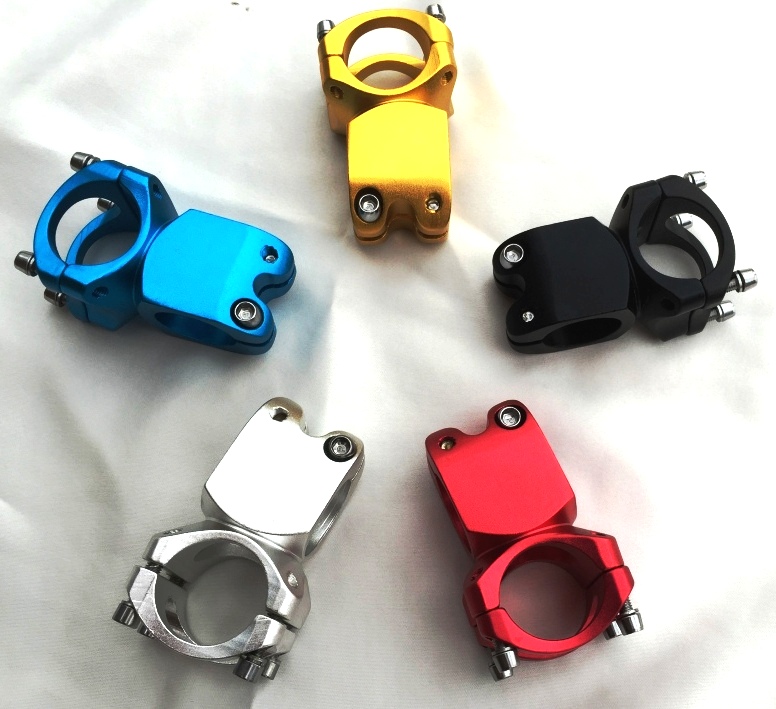 Bild 1 von Schön Alu Vorbau, 38mm Länge , 25,4/31,8mm, 7°, für Fixie / Singlespeed  / (Farbe) Silber / (Größe) 31,8 mm