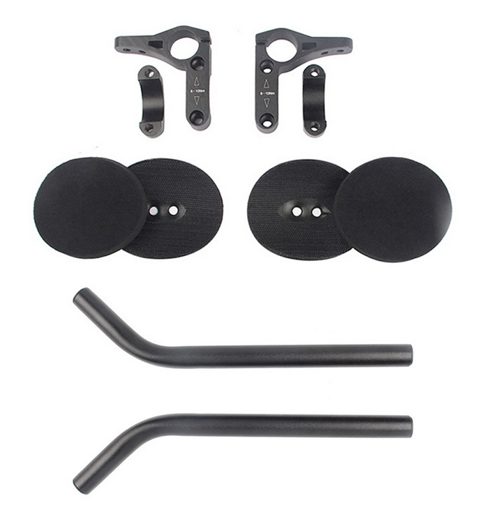 Bild 1 von Alu Lenker Rennrad TT Rest Bar Zeitfahren/Triathlon Fahrradlenker Einstellbar 