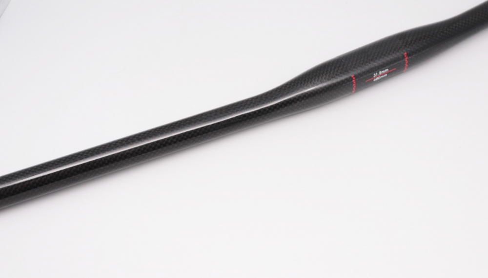 Bild 1 von Super leicht voll Carbon Flat MTB Lenker 31,8mm 580-720mm 110g