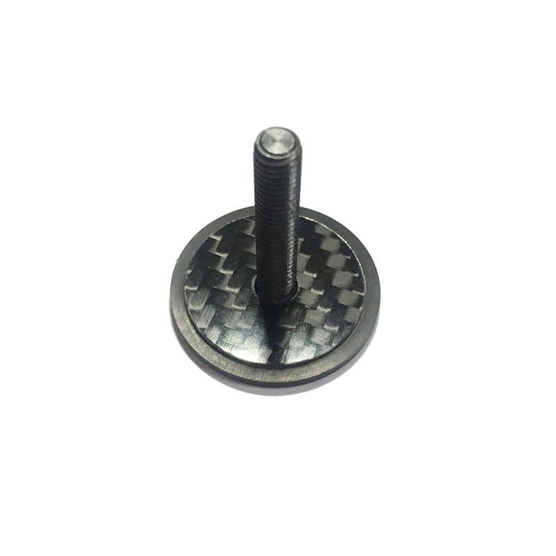 Bild 1 von Top A-Head Carbon Vorbau Steuersatz Kappe mit Titanschraube 1 1/8
