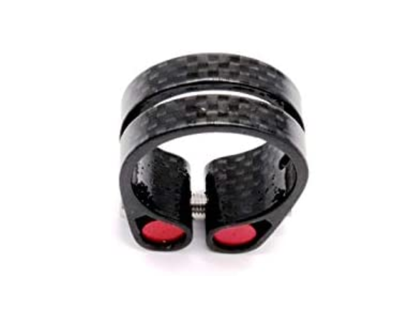 Bild 1 von Farrad Carbon Sattelklemme für 31,6mm 27,2 mm Sattelstütze saddle clamp  / (Größen) 31,6mm / (Farbe) Glossy