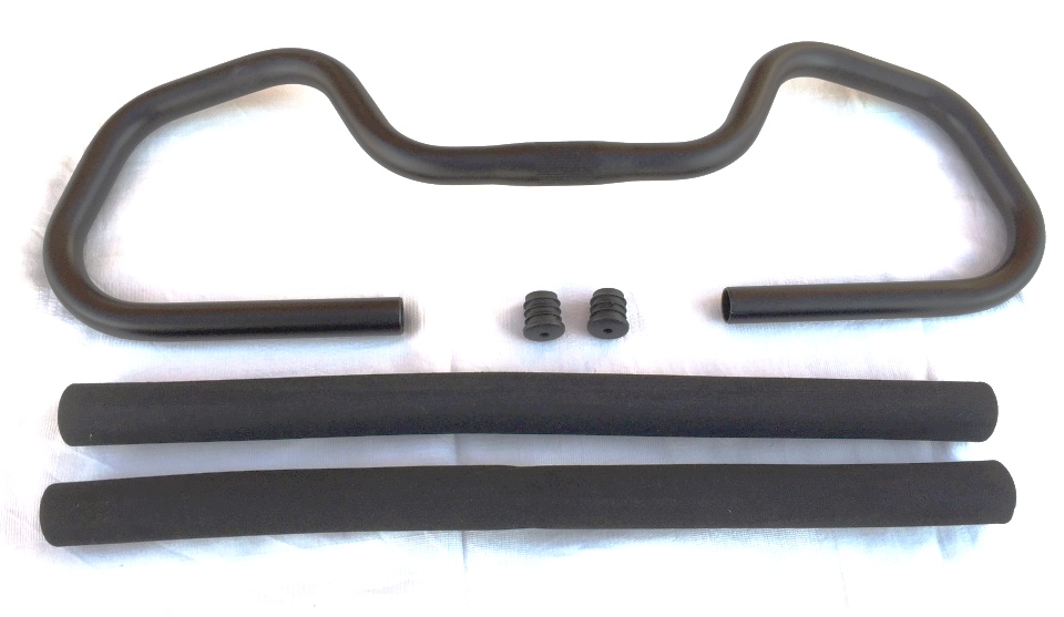 Bild 1 von Fahrrad Lenker aus Alu Multifunktionslenker 25,4 31,8mm  620mm 7° Breite Schwarz