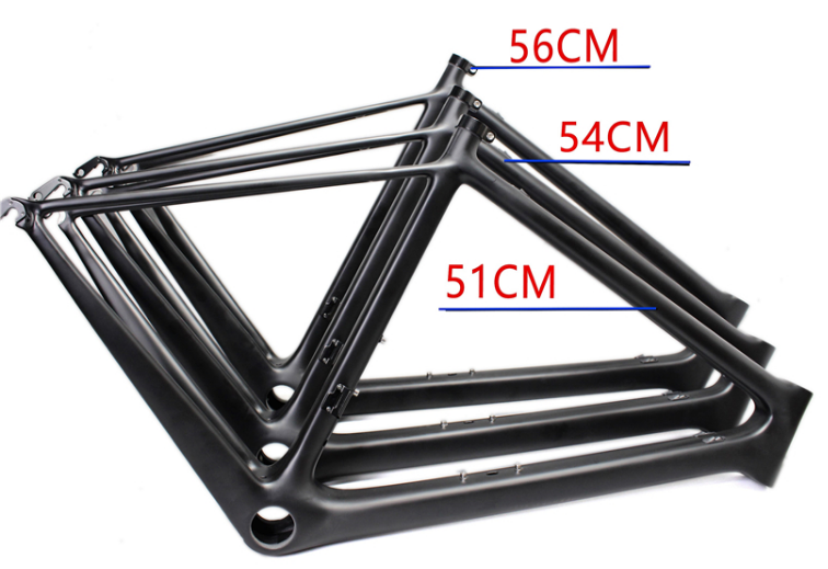 Bild 1 von Voll Carbon Rahmen Rennrad Radsport Fahrradrahme 51/54 cm Matt