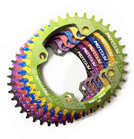 Bild 1 von Aluminium Fahrrad Kettenblatt Kettenblätter Chainring BCD104mm 32T 34T 36T 38T