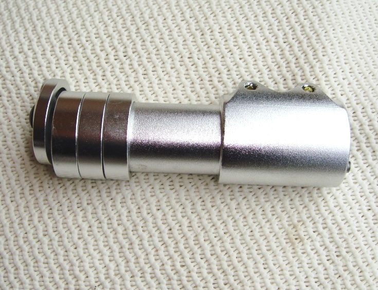Bild 1 von  Alu Vorbau  Vorbauerhöhung 110 mm  Lenkererhöhung Lenker Erhöhung neu  / (Farbe) Silber