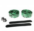 Bild 3 von höherwertig Mehrfarbe Lenkerband Bar Tape Rennrad Griffe Kork Top Qualität neu  / (Farbe) Schwarz-Grün