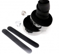 Bild 1 von höherwertig Mehrfarbe Lenkerband Bar Tape Rennrad Griffe Kork Top Qualität neu  / (Farbe) Schwarz