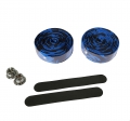 Bild 2 von höherwertig Mehrfarbe Lenkerband Bar Tape Rennrad Griffe Kork Top Qualität neu  / (Farbe) Schwarz-Blau