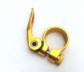 Bild 10 von Fahrrad Sattelklemme Schnellspanner Aluminium Legierung Sattelklemme 31,8 mm   / (Farbe) Gold