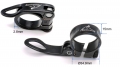 Bild 1 von  Details zu  Fahrrad Sattelklemme mit Schnellspanner saddle clamp 34,9 mm Aluminium neu   / (Farbe) Schwarz