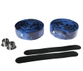 Bild 3 von höherwertig Mehrfarbe Lenkerband Bar Tape Rennrad Griffe Kork Top Qualität neu  / (Farbe) Schwarz-Blau
