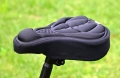 Bild 3 von Gel 3D Fahrrad Sattel Bezug Satteldecke Sattelschutz Polster 280mm x170mm  / (Farbe) Blau