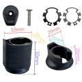 Bild 5 von Integrierter MTB Lenker Vorbau 70-80 740mm mit Steuersatz ultraleich nur 280g