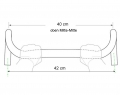 Bild 3 von Carbon Rennrad Lenker Aero Fahrradlenker 31.8mm 40cm 42cm 44cm Kohlefaser 220g  / (Maß) 42 cm