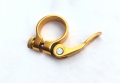 Bild 9 von  Details zu  Fahrrad Sattelklemme mit Schnellspanner saddle clamp 34,9 mm Aluminium neu   / (Farbe) Gold 