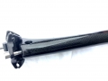 Bild 7 von Voll Carbonsattelstütze Aero Sattelstütze mit Titanschrauben 31,6 / 27,2 mm  / (Druchmesse ) 27,2 mm / (Länge) 350 mm  Matt